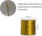 109 Yards Decorative Metallic Bakers Twine, Gold String Decorative Craft Making Cord for DIY Crafting Presents(Gold)